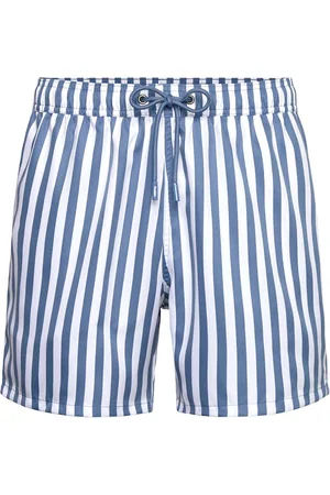 Pockies Blue Striped Shorties Uimashortsit Blue