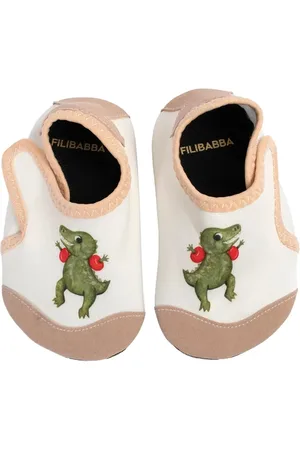 Filibabba Badesko Str. 22-23 - Dino Beach Accessories Sports Equipment Swimming Accessories Cream