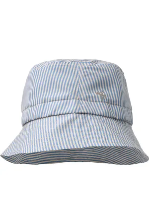 WHEAT Bucket Hat Tilo Badge Accessories Headwear Hats Bucket Hats Blue