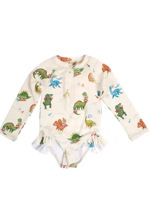 Filibabba Vilje – Uv-Dragt 1-2 År – Dino Beach Uimapuku Uima-asut Cream