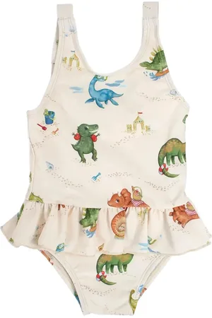 Filibabba Eva – Badedragt 3-4 År – Dino Beach Uimapuku Uima-asut Cream