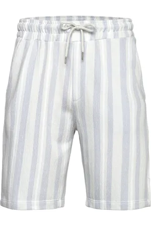Lindbergh Striped Terry Shorts With Elastic W Bottoms Shorts Casual Multi/patterned