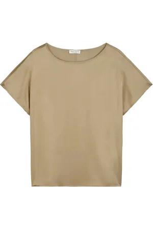 Marc O’ Polo Shirts/Blouses Short Sleeve Tops T-shirts & Tops Short-sleeved Beige