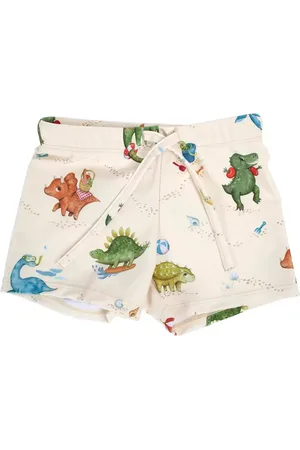 Filibabba Orla – Badeshorts 3-4 År – Dino Beach Uimashortsit Cream