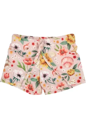 Filibabba Orla – Badeshorts 1-2 År – Ocean Blossom Uimashortsit Pink