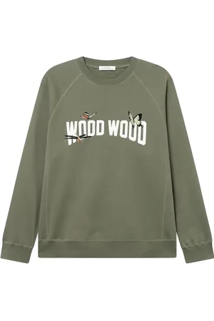 WoodWood Wwhester Tops Sweat-shirts & Hoodies Sweat-shirts Green