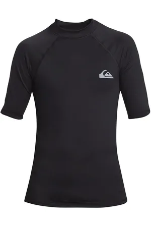 Quiksilver Everyday Upf50 Ss Youth Tops T-shirts Short-sleeved Black