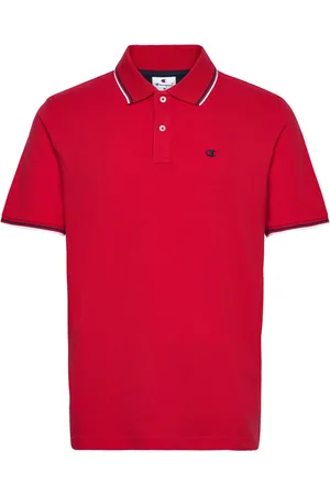 Champion Polo Tops Polos Short-sleeved Red