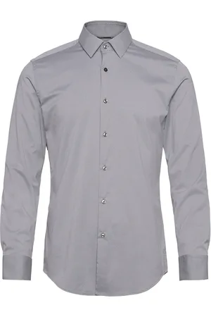 HUGO BOSS P-Hank-S-Kent-C1-222 Designers Shirts Business Shirts Navy