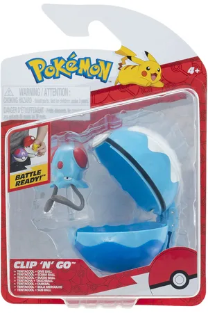 Pokemon Clip N Go Tentacool W Dive Ball Toys Playsets & Action Figures Action Figures Multi/patterned