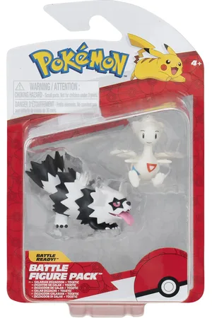 Pokemon Battle Figure Galarian Zigzagoon & Togetic Toys Playsets & Action Figures Movies & Fairy Tale Characters Multi/patterned
