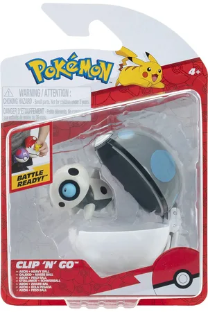 Pokemon Clip N Go Aron W Heavy Ball Toys Playsets & Action Figures Action Figures Multi/patterned