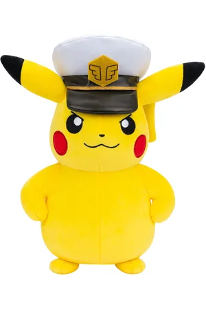 Pokemon Plush 20 Cm Captain Pikachu Cdu Toys Soft Toys Stuffed Animals Multi/patterned