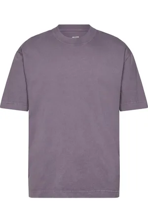 Hollister Hco. Guys Knits Tops T-shirts Short-sleeved Purple