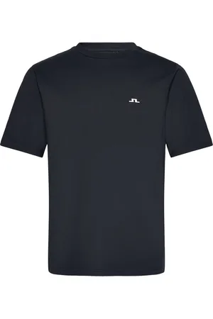 J Lindeberg Parcy Organic Logo Tee Tops T-shirts Short-sleeved Navy