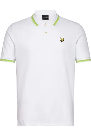 Lyle & Scott Multi Tipped Polo Shirt Tops Polos Short-sleeved White
