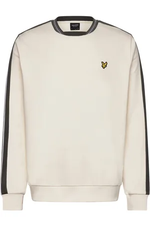 Lyle & Scott Contrast Taped Sweatshirt Tops Sweat-shirts & Hoodies Sweat-shirts White