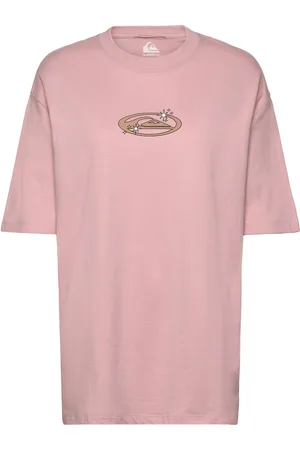 Quiksilver Yaima Boyfriend Ss Tee Sport Women Sport Clothing Sports Tops & T-shirts Sport T-shirts Pink