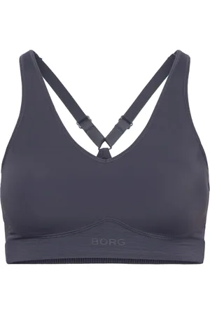 Björn Borg Borg Mid V Support Sports Bra Sport Women Sport Clothing Sport Bras - All Navy