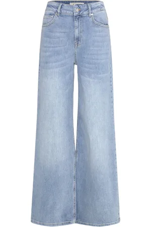 Pieszak Pd-Asta Jeans Wash Rivoli Bottoms Jeans Wide Blue