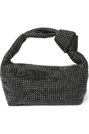 Sui Ava Silvermoon Crystal Bag Bags Top Handle Bags Black