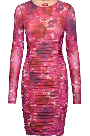 Crās Tanjacras Dress Lyhyt Mekko Pink