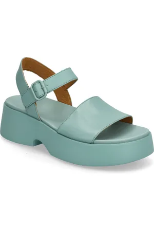 Camper Tasha Shoes Sandals Platform Sandals Blue
