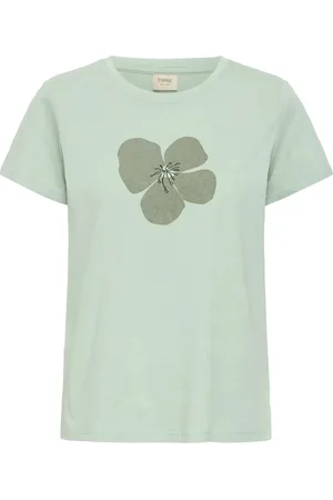 FRANSA Frmayra Tee 1 Tops T-shirts & Tops Short-sleeved Khaki Green