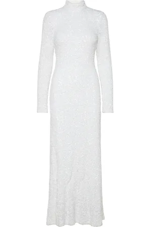 Twist & tango Donna Sequin Maxi Dress Maksimekko Juhlamekko White