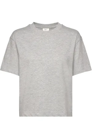 Gina Tricot Basic Tee Tops T-shirts & Tops Short-sleeved Grey