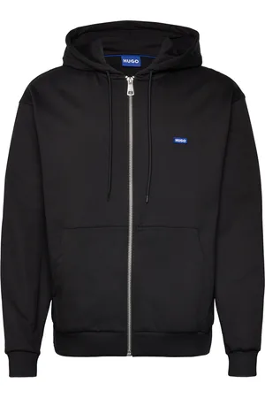 Hugo Blue Nadarasi Tops Sweat-shirts & Hoodies Hoodies Black