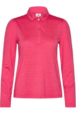 Daily Sports Passion Ls Polo Shirt Sport Women Sport Clothing Sports Tops & T-shirts Sport Shirts Pink