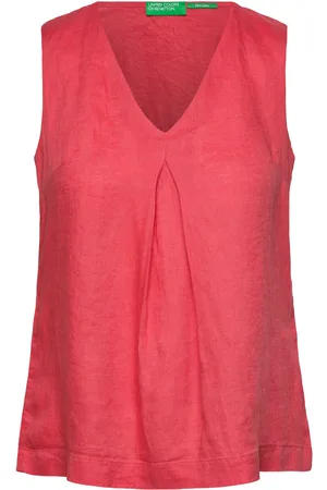 Benetton Blouse Tops Blouses Sleeveless Pink