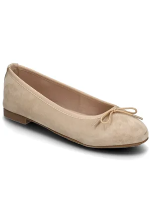 Bianco Biamadison Ballerina Suede Ballerinat White