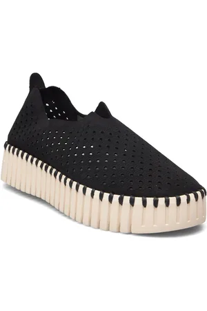 Ilse Jacobsen Tulip Slip-In On Plateau Sole Tennarit Sneakerit Black
