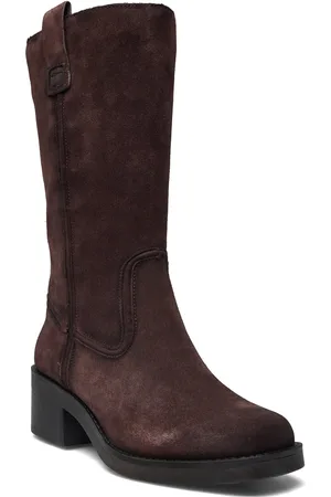 Tamaris Women Boots Korkeavartiset Saapikkaat Brown