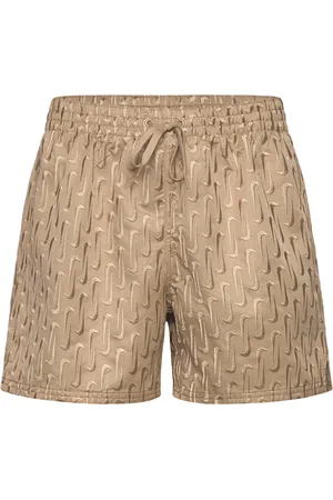Nike Nike Swoosh Link 5" Volley Short Sport Men Sport Clothing Sport Swimwear Sport Swim Shorts Beige