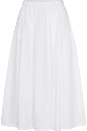 Stylein Jorina Skirt Polvipituinen Hame White