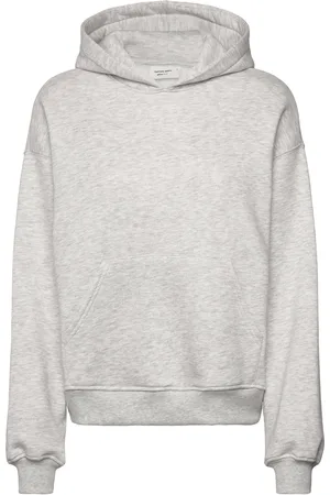 Gina Tricot Basic Original Hoodie Tops Sweat-shirts & Hoodies Hoodies Grey