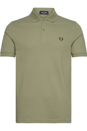 Fred Perry The Shirt Tops Polos Short-sleeved Khaki Green