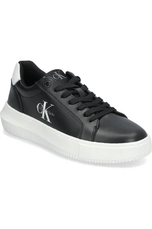 Calvin Klein Chunky Cupsole Mono Lth Wn Matalavartiset Sneakerit Tennarit Black