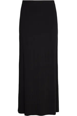 Lindex Skirt Dagny Skirts Maxi Skirts Black