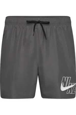 Nike Nike Logo 5" Volley Short Sport Sport Clothing Sport Swimwear Sport Swim Shorts Grey