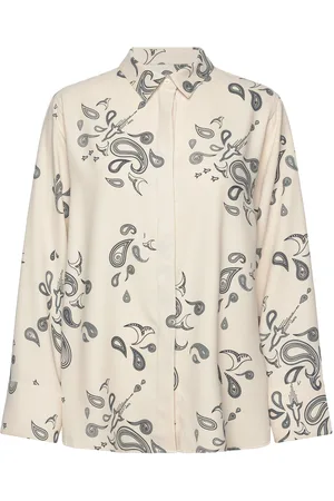 Stylein Mortara Shirt Tops Shirts Long-sleeved Beige