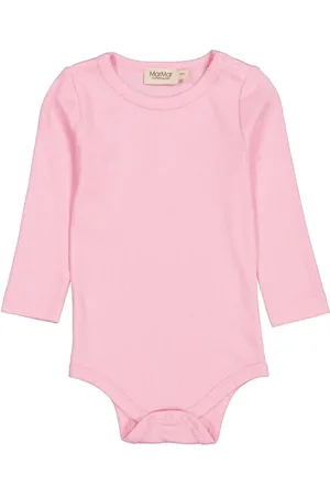 Marmar Copenhagen Plain Body Ls Bodies Long-sleeved Pink