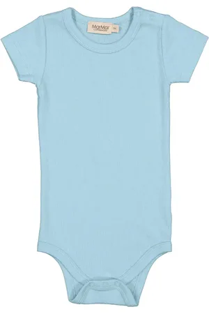 Marmar Copenhagen Plain Body Ss Bodies Short-sleeved Blue