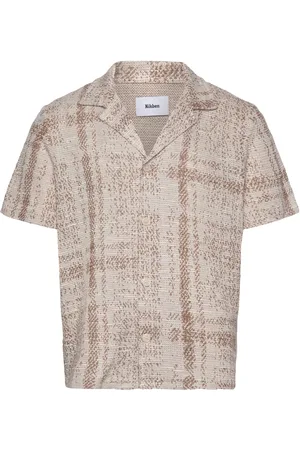 Nikben Encinitas Shirt Tops Shirts Short-sleeved Shirts Beige