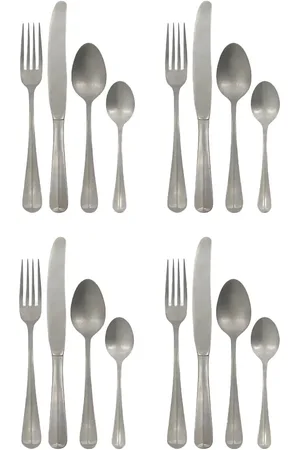 House Doctor Bestiksæt, Hdmora, Sølv Finish Home Tableware Cutlery Cutlery Set Silver