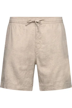 Morris Fenix Linen Shorts Bottoms Shorts Linen Shorts Cream