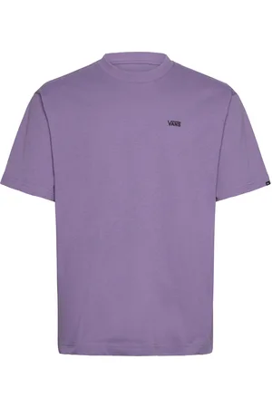 Vans Left Chest Ii Loose Ss Sport Men Sports Clothes Sport Tops Sport T-shirts Purple